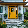 Fiberglass entry door