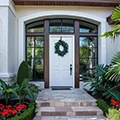 Fiberglass entry door