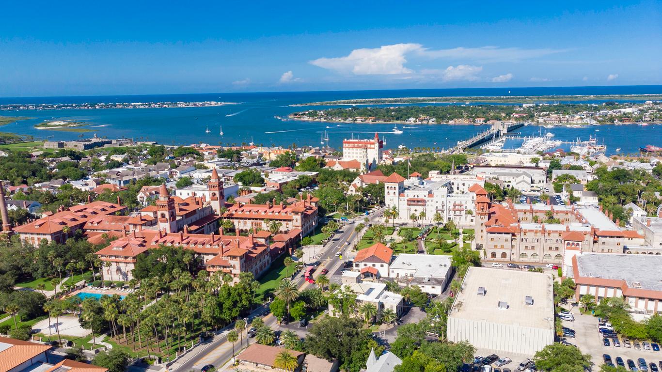 St. Augustine skyline.